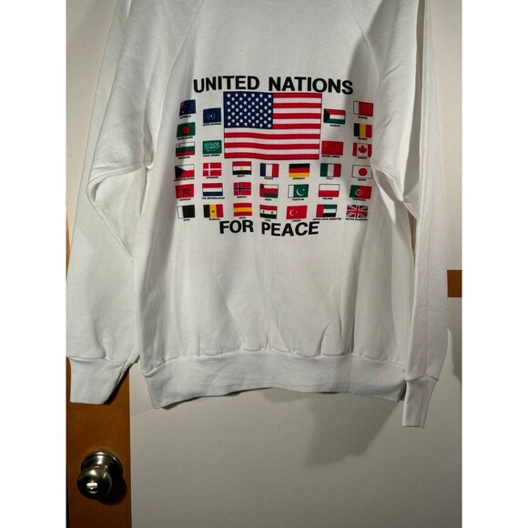 Vintage Operation‎ Desert Shield Desert Storm Crewneck Sweater Oneita Large USA - Picture 9 of 10